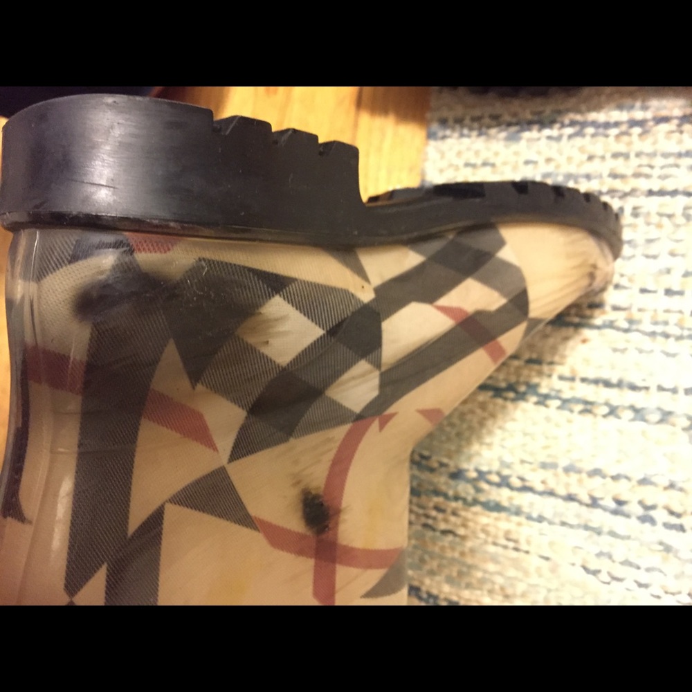 Authentic Burberry Patchwork rubber rain boots - image 5